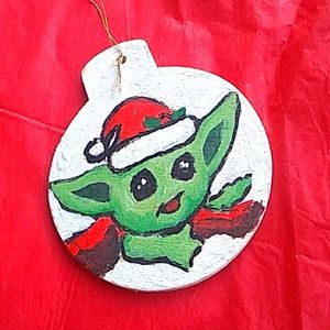 Baby yoda ornament